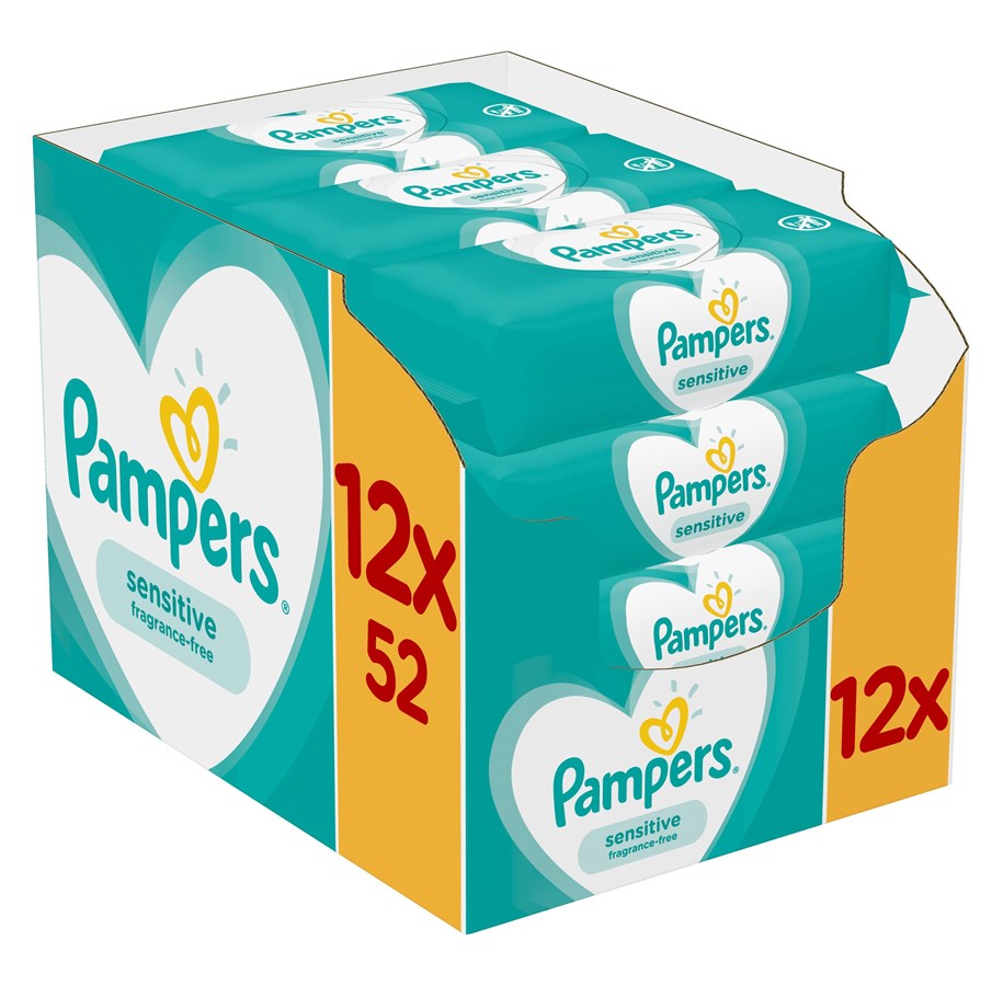 Annen personlig pleie - Pampers Sensitive baby wipes - 8001841041483