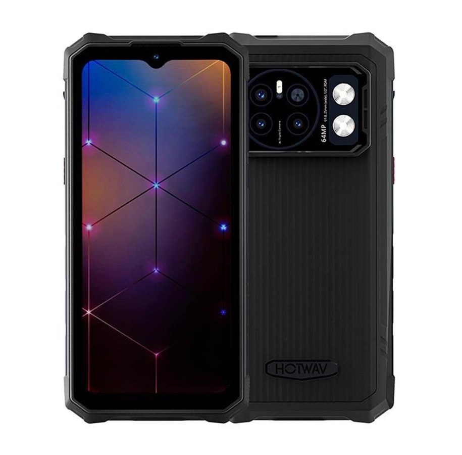 Mobiltelefoner - HOTWAV Cyber 13 Pro Smartphone - 6.6'' 12+8/256GB | Black - Cyber 13 Pro Black