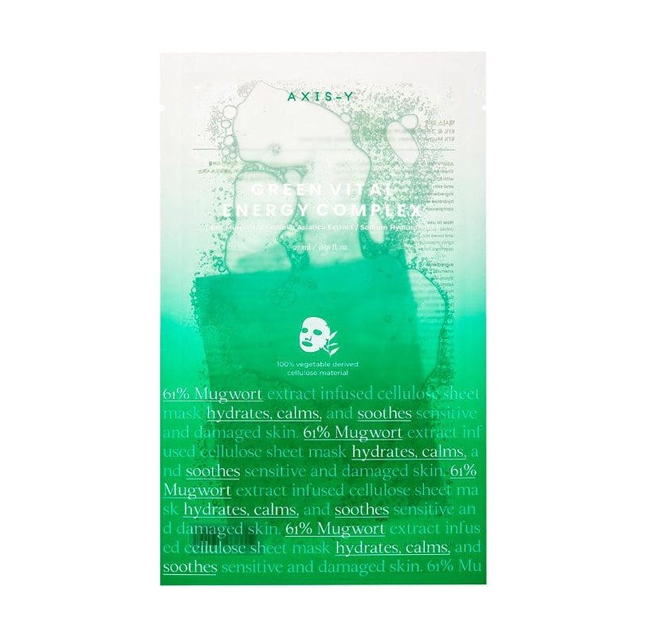 Ansiktspleie - AXIS-Y Green Vital Energy Complex Mask 1 pcs - 8809634610157