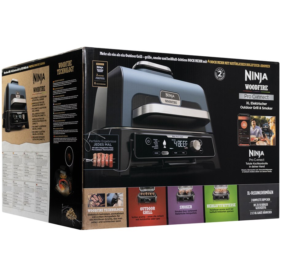 Grill & Tilbehør - Ninja Woodfire Pro Connect XL Electric BBQ Grill & Smoker - OG901EU