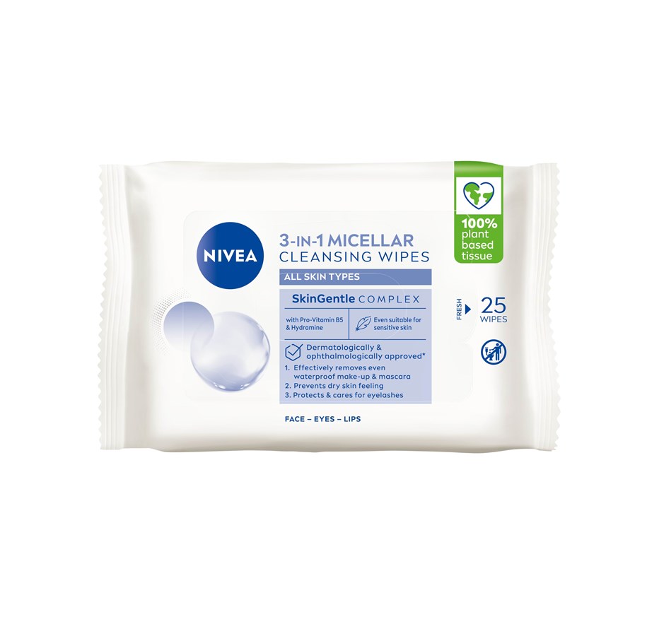 Ansiktspleie - Nivea Micellar Wipes 25 stk - 4005900404312