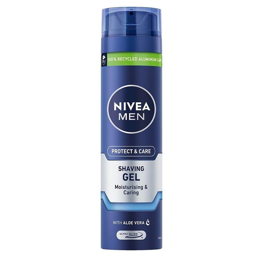 Ansiktspleie - Nivea Men Protect & Care Shaving Gel 200ml - 4005900346476
