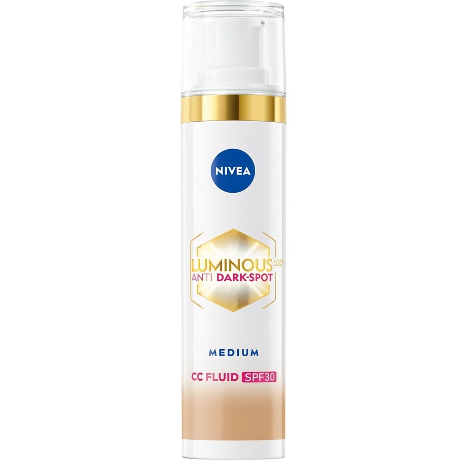Ansiktspleie - Nivea Luminous630 CC Fluid SPF30 3-in-1 medium 40ml - 4006000145501