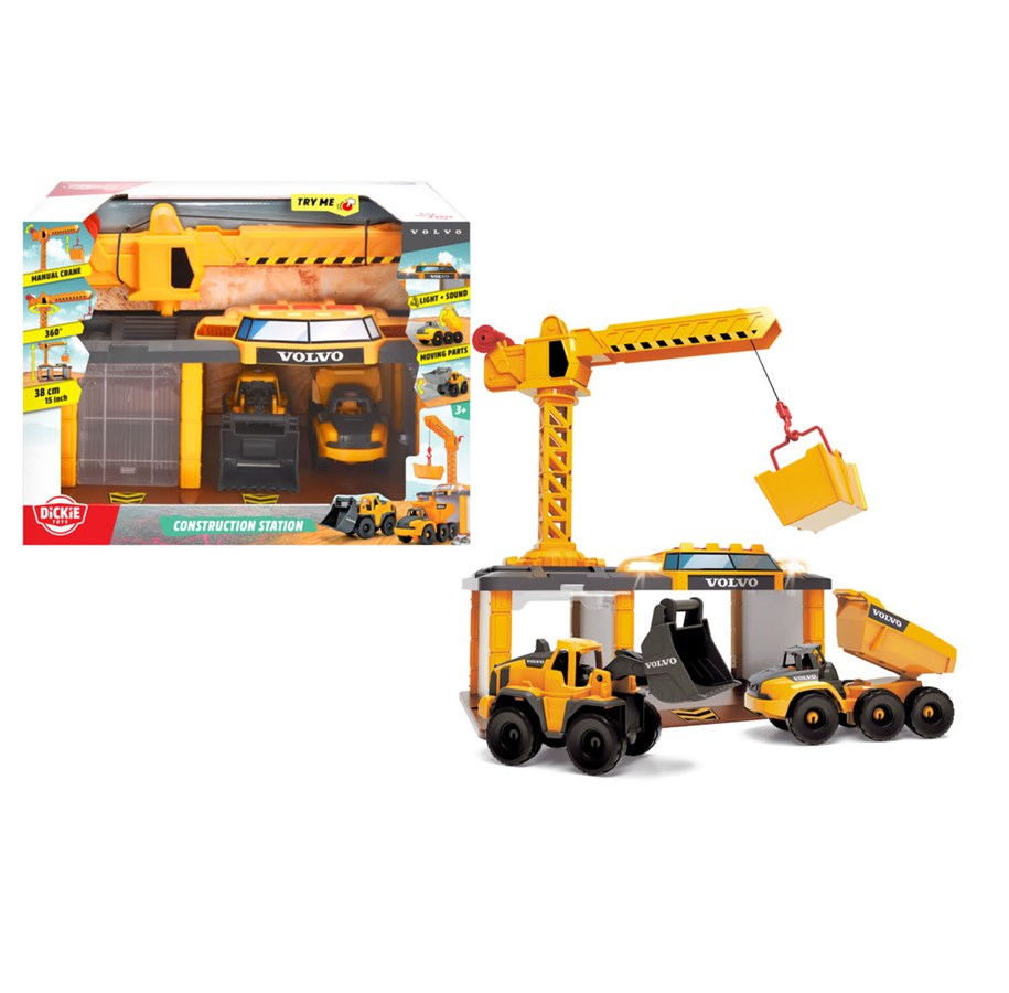Leketøysbil - Dickie Volvo Byggeplass - 203726009