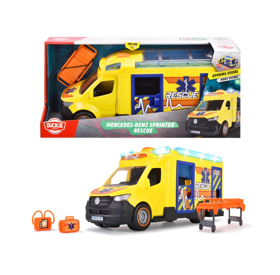 Leketøysbil - Dickie Mercedes-Benz Ambulanse - 203716025