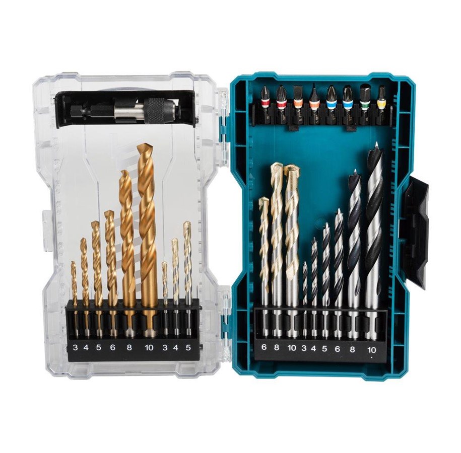 Bormaskin & Bits - Makita E-07032 Screwdriver and Drill Bit Set 27 Pieces - E-07032