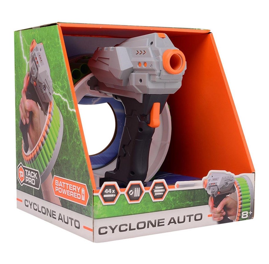 Leketøysvåpen - Tack Pro Cyclone with 44 Darts - 31064