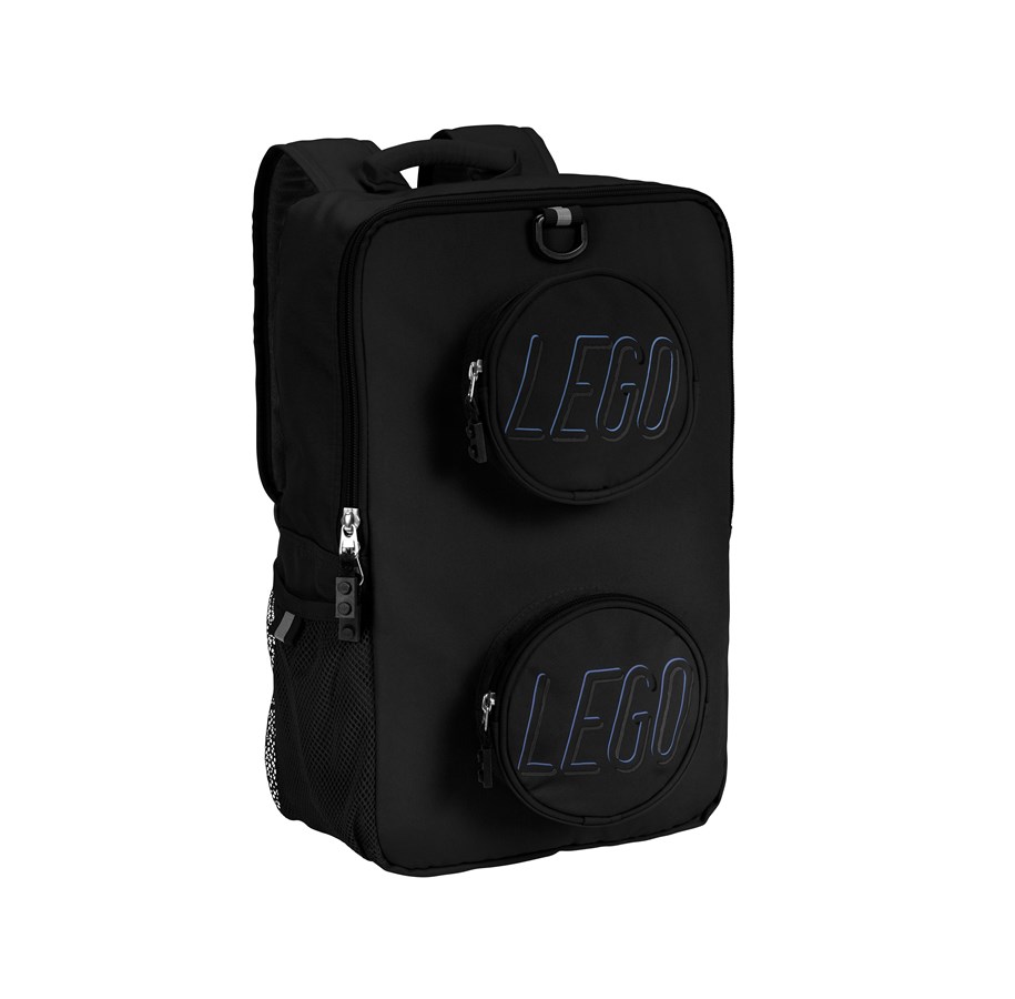 Hobbyartikler - Euromic LEGO® BRICK backpack BLACK 40x25x15 cm 15 L - 4011090-BP0960-100BI
