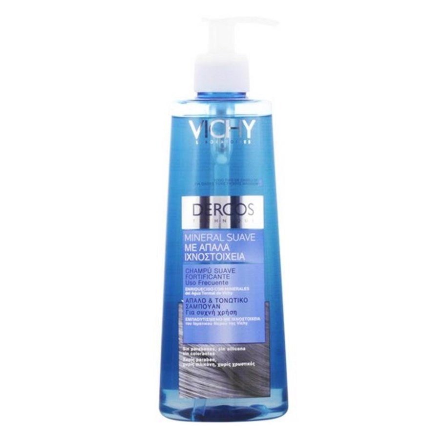 Hårpleie - Vichy Dercos Mineral Soft & Fortifying Shampoo - 3337871322656