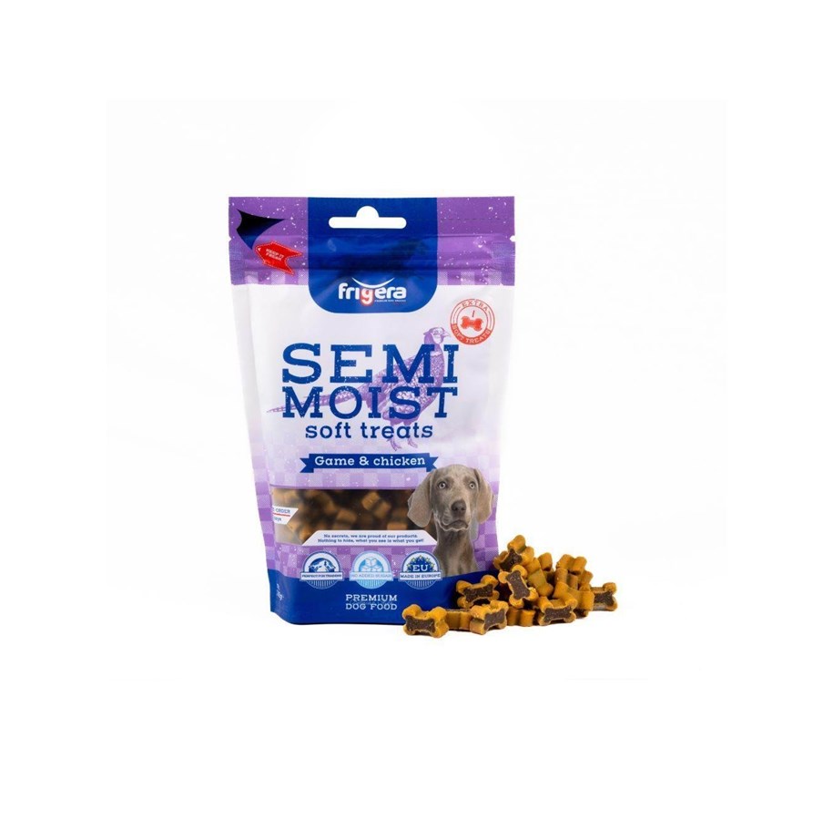 Hund - Frigera - Semi-Moist soft treats Game & Chicken 165 g - 402285861224