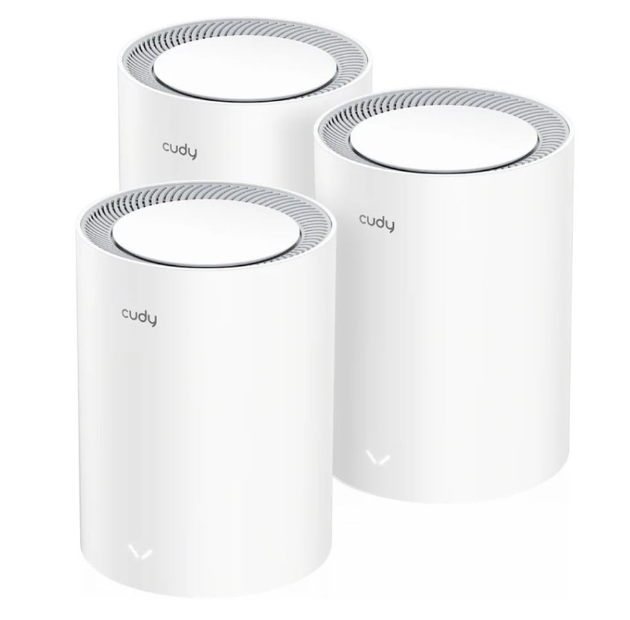 Ruter - Cudy BE3600 Gigabit Mesh Wi-Fi 7 System (3-Pack) - Mesh router 802.11a/b/g/n/ac/ax/be (Wi-Fi 7) - M3600(3-Pack)