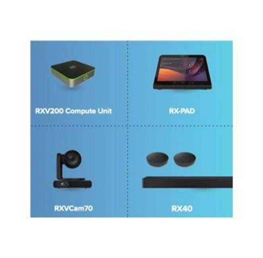 Videokonferanse - AudioCodes Room Experience (RX) Suite RXV200-B70 - Bundle - video conferencing kit - RXV200-B70