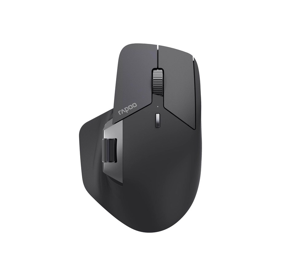 Mus - RAPOO MT760M - mouse - multi-mode - 2.4 GHz Bluetooth 4.0 Bluetooth 5.0 - gray black - Mus - Optisk - 10 - Svart - MT760M GRAU/SW