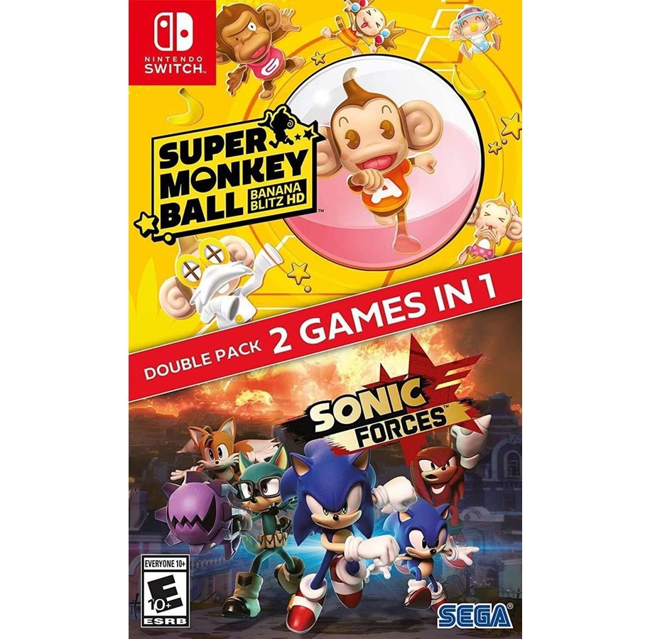 Spill - Super Monkey Ball: Banana Blitz HD & Sonic Forces - Nintendo Switch - Party - 0010086770216