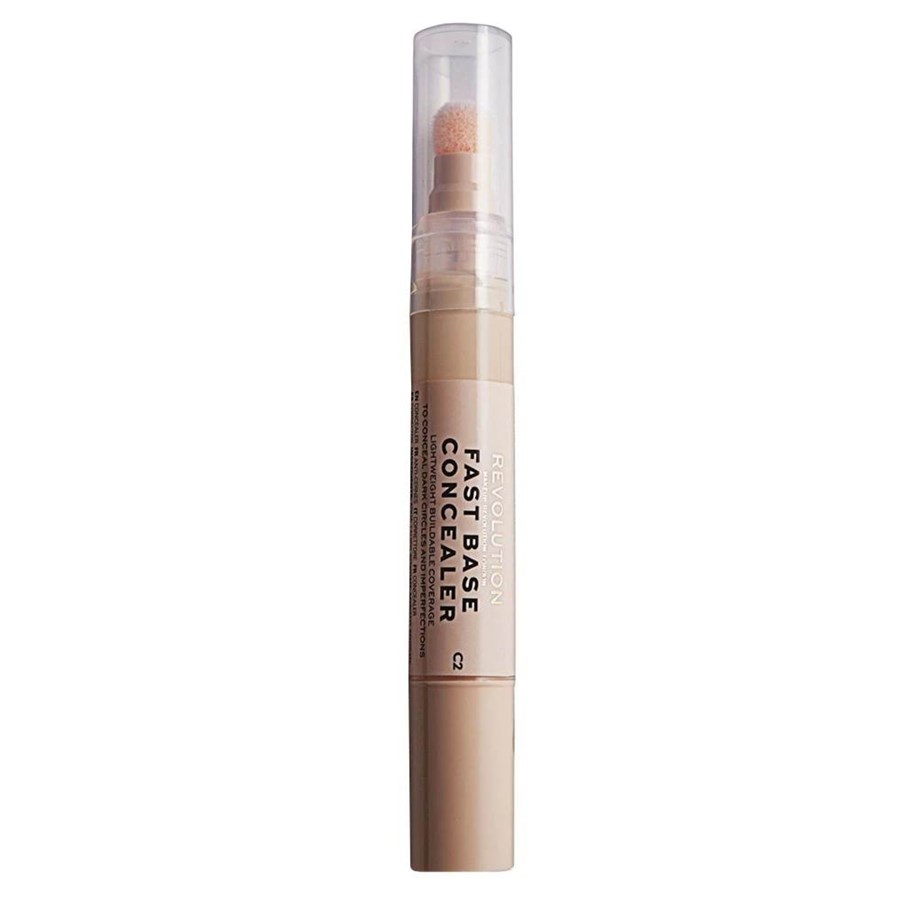 Sminke - Makeup Revolution Fast Base Concelear, Under-Eye Concealer Pen, C 2, 4.5 ml - 5057566043182