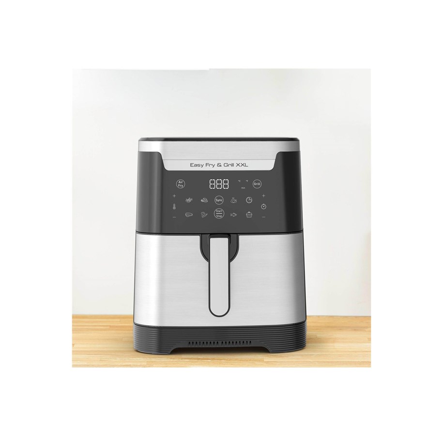Airfryer - Tefal Easy Fry & Grill XXL EY801D15 - hot air fryer - stainless steel - EY801D15