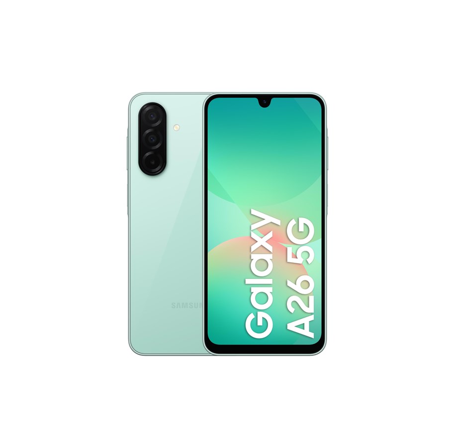 Mobiltelefoner - Samsung Galaxy A26 5G 256GB/8GB - Mint - SM-A266BLGCEUE