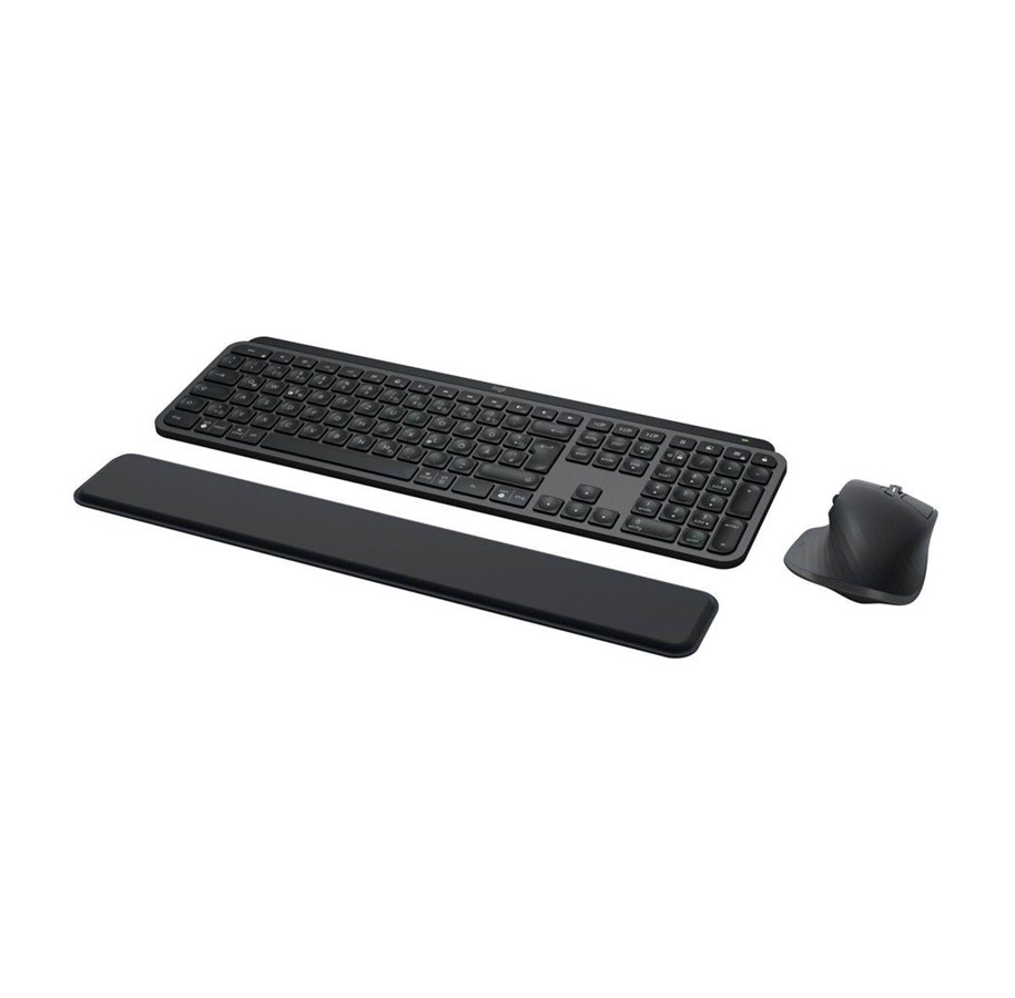 Tastatur - Logitech MX Keys Combo for Business - Tastatur & Mussett - Spansk - Svart - 920-010930