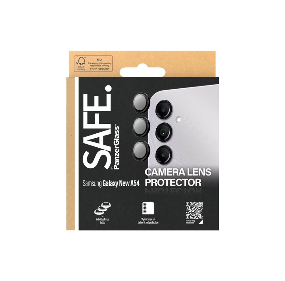 Mobil - Andre tilbehør - PanzerGlass SAFE. by  - lens protector for mobile phone - SAFE95689