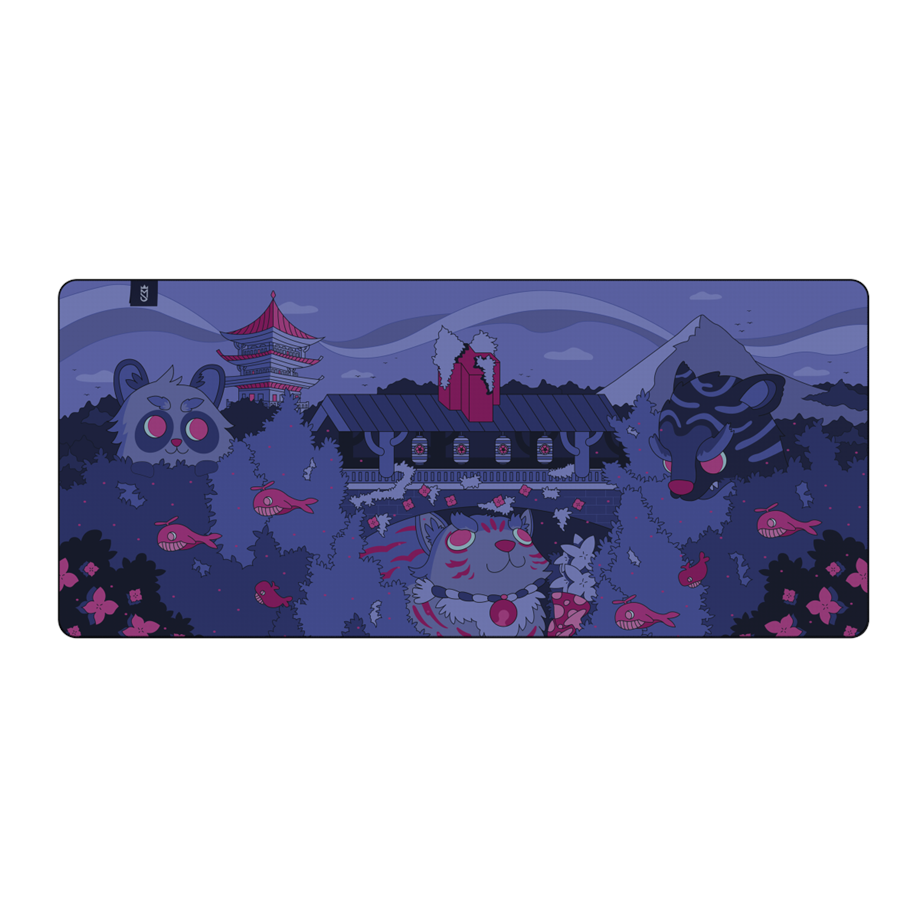 Musematte & Tilbehør  - Mighty Setup - Fantasy Forest Purple - FFPURPLE