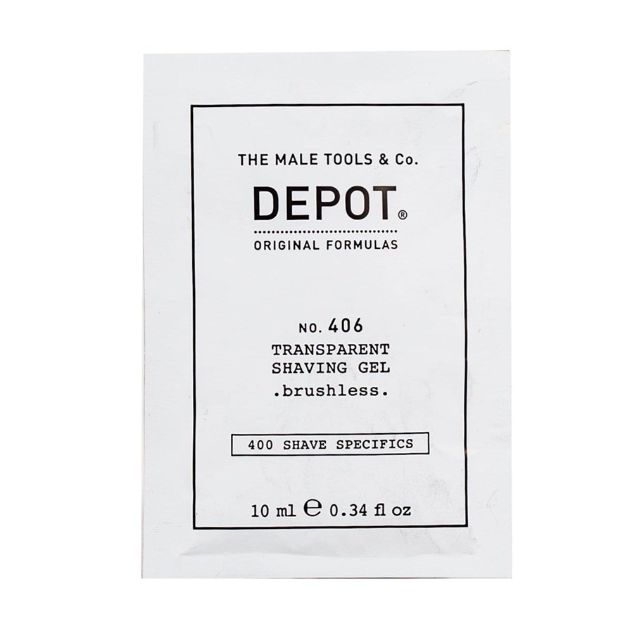 Ansiktspleie - Depot 400 Shave Specifics No. 406 Menthol Softening & Refreshing Shaving Gel 10 ml - 8032274061175