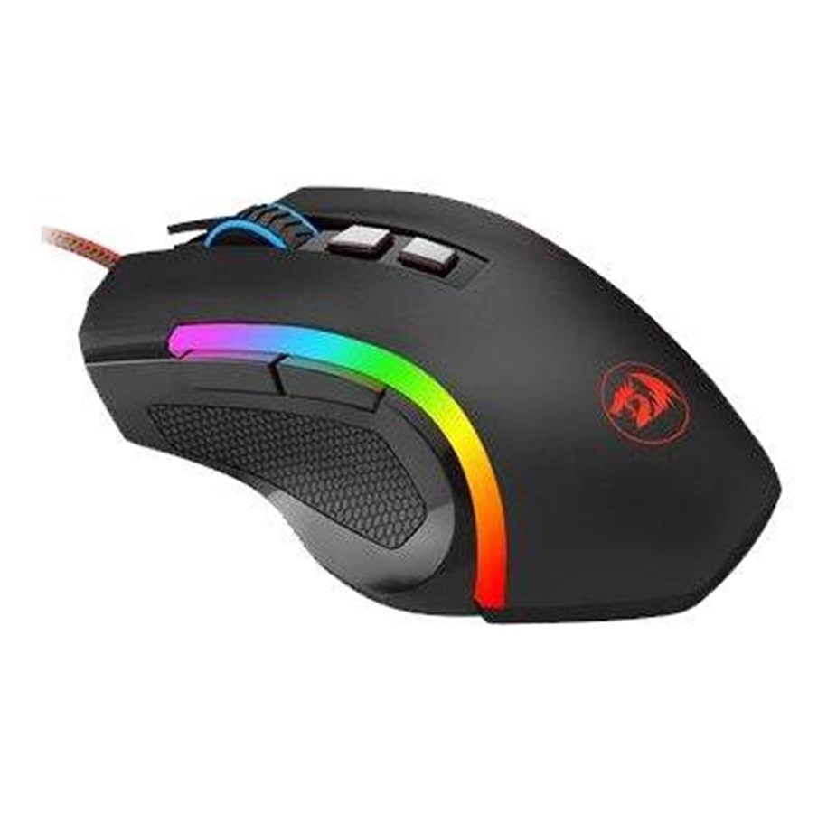 Mus - REDRAGON Griffin M607 - Gaming mus - Optisk - 6 - Svart med RGB-lys - M607 GRIFFIN