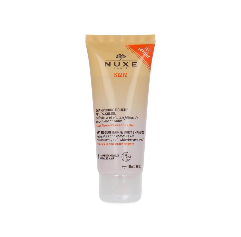 Kroppspleie - Nuxe Sun After-Sun Shampoo For Hair & Body 100 m - 3264680022647
