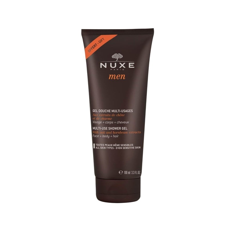 Kroppspleie - Nuxe Men Multi-Use, Shower Gel, All Over The Body, For All Skin Types, 100 ml - 3264680017087