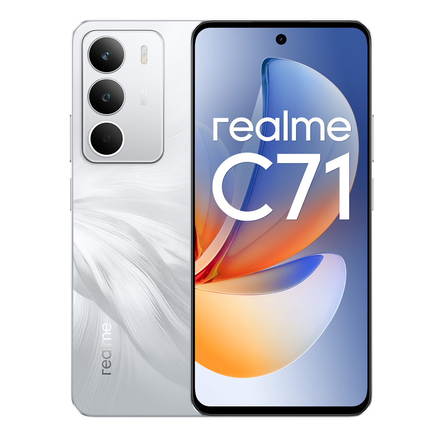 Mobiltelefoner - realme C71 128GB/6GB - White Swan - 631011005927