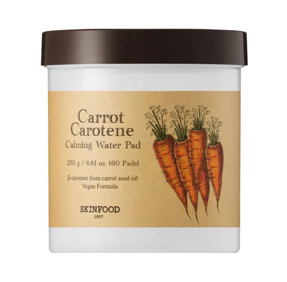 Ansiktspleie - Skinfood Carrot Carotene Calming Water Pad - 60 pads - 8809153102201