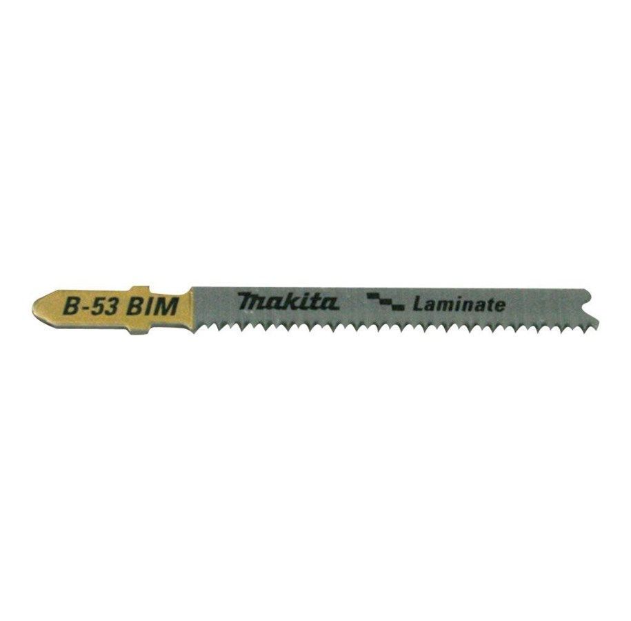 Stikksag - Makita B-53 - jig saw blade - for wood plastic chipboard plywood laminate hardwood veneered wood melamine faced chipboard (MFC) laminated wood - 5 pieces - B-10986