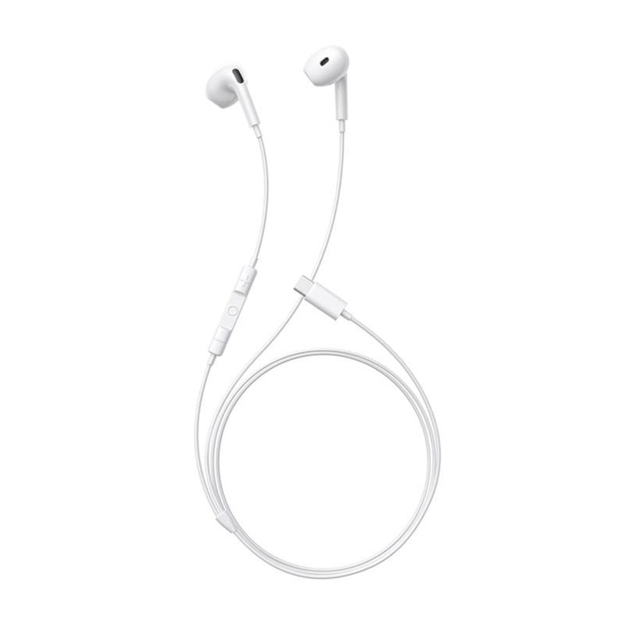 Hodetelefoner - Baseus Encok CZ19 Wired In-Ear Headphones - White - A00182201213-00
