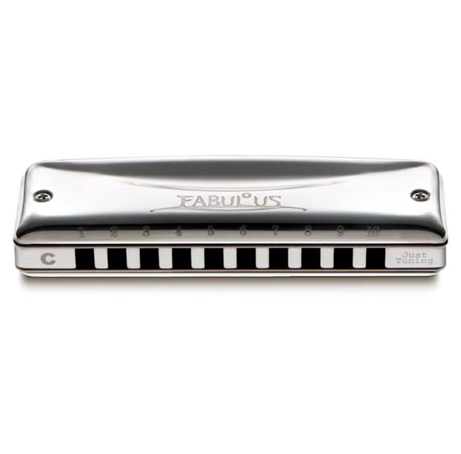 Musikkinstrumenter & DJ-utstyr  - Suzuki Fabulous harmonica F-20J in key:  C - 7176