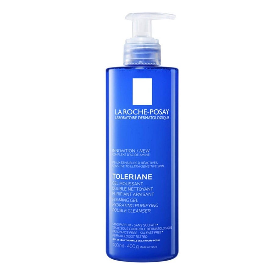 Ansiktspleie - La Roche-Posay Toleriane Foaming Gel Double Cleanser 400 ml - 3337875545822