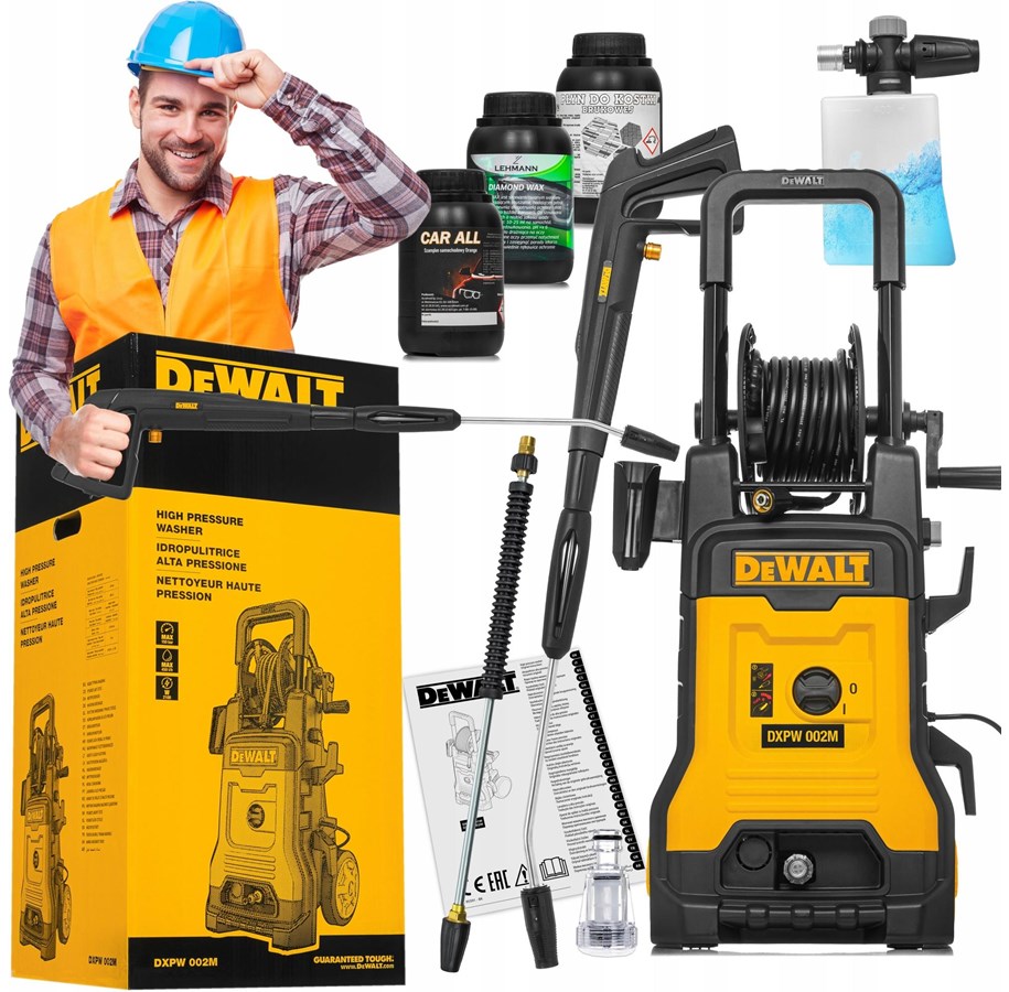 Høytrykksspyler - Dewalt Høytrykksspyler Professional XXL Pressure Washer - 200 Bar - DXPW002ME
