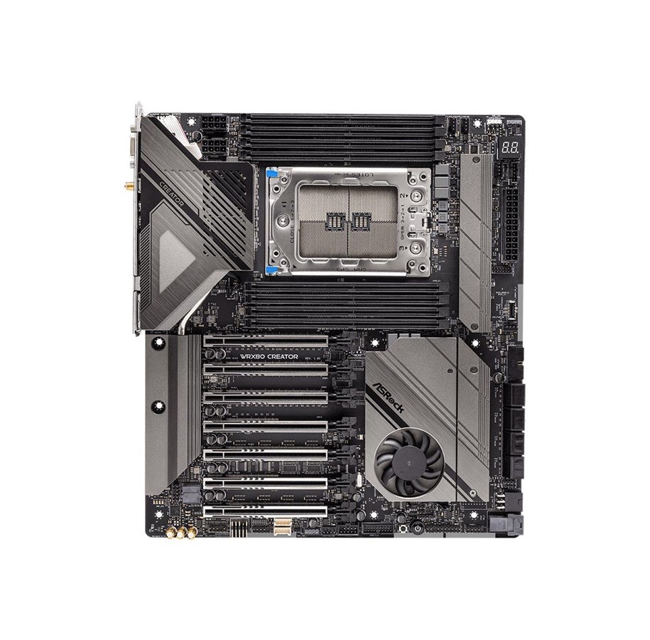 Hovedkort - ASRock WRX80 Creator - motherboard - extended ATX - Socket sWRX8 - AMD WRX80 Hovedkort - AMD WRX80 - AMD sWRX8 socket - DDR4 RAM - Extended ATX - 90-MXBDW0-A0UAYZ