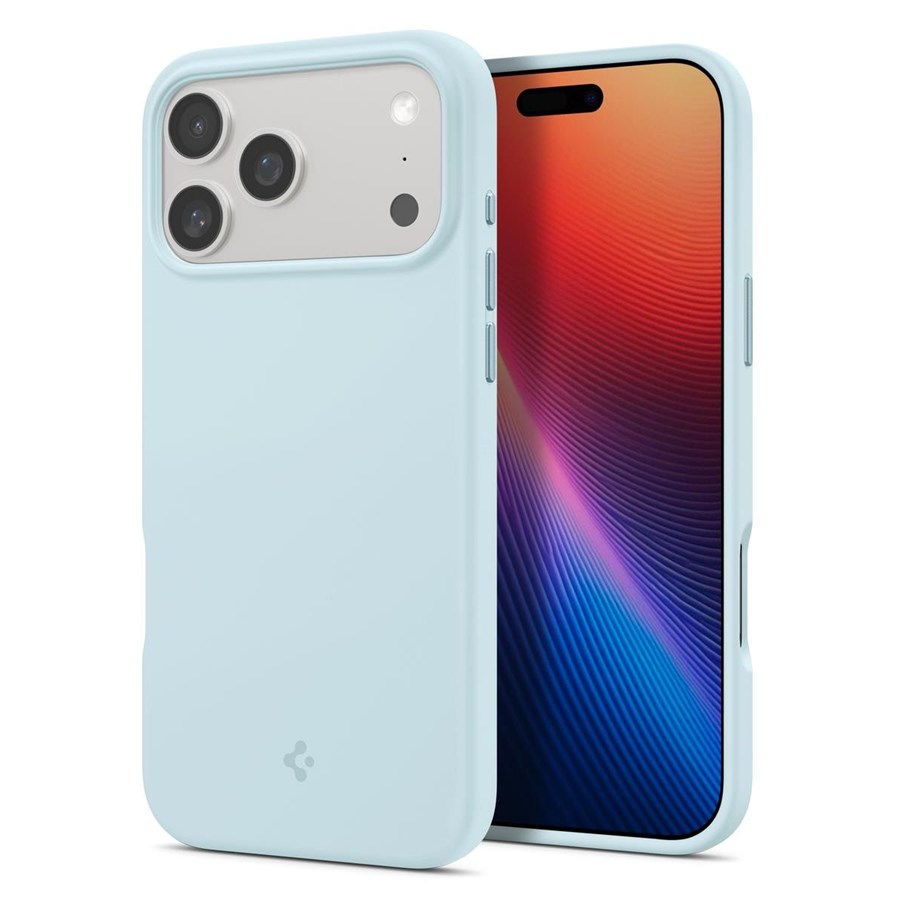 Mobil - Deksel og etui - Spigen Silicone Fit MagSafe - mute blue - iPhone 17 Pro Max - ACS10273