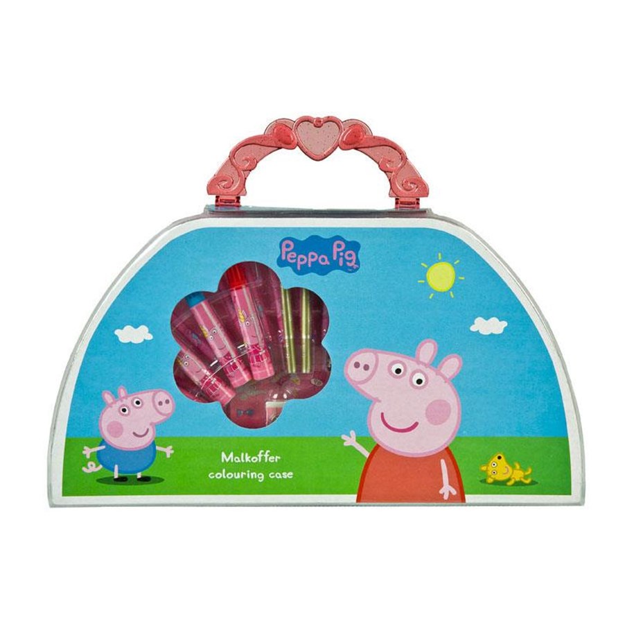 Kreative leker - Undercover Peppa Pig coloring case 51 pcs. - PIPA4221