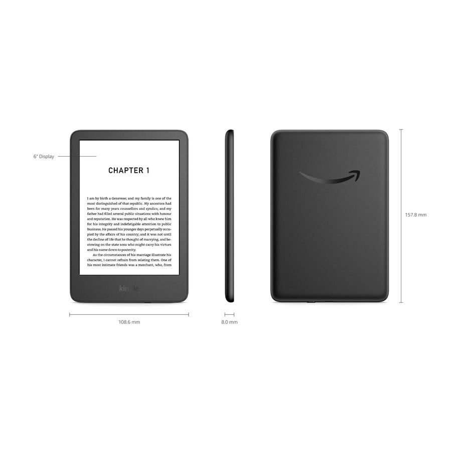 E-bokleser - Amazon Kindle 16 GB - Black (no ads) *DEMO* - B0CP32JG8B