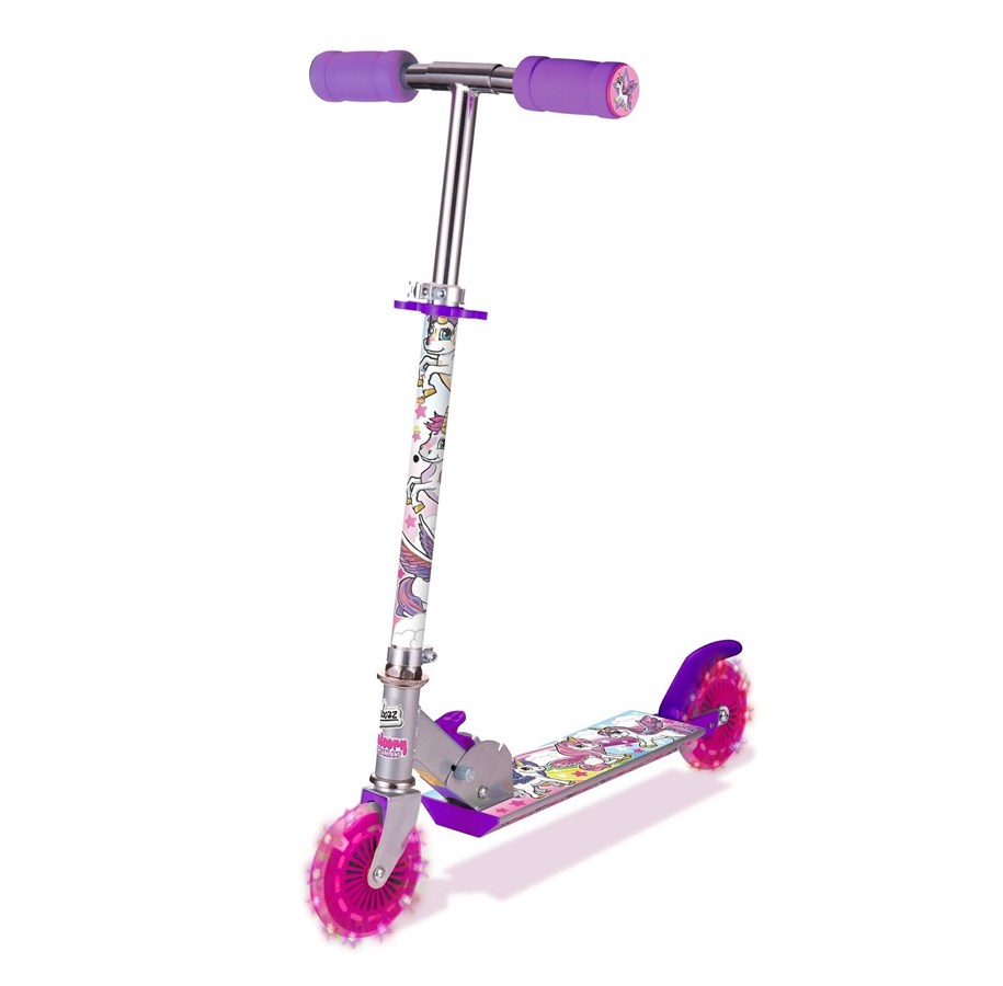 Utendørsleker - Ozbozz UNICORN DREAMLAND LIGHT UP SCOOTER - 13988