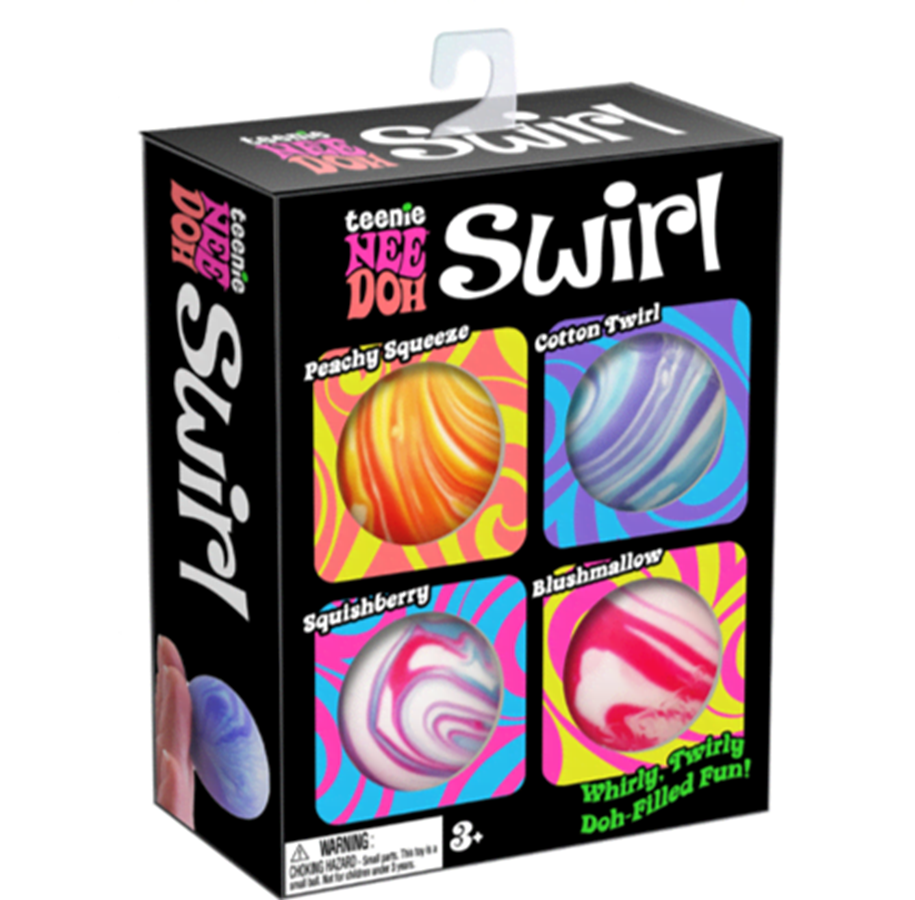 Små gaver til barn - NeeDoh Teenie Swirl 4 -Pack - 200110