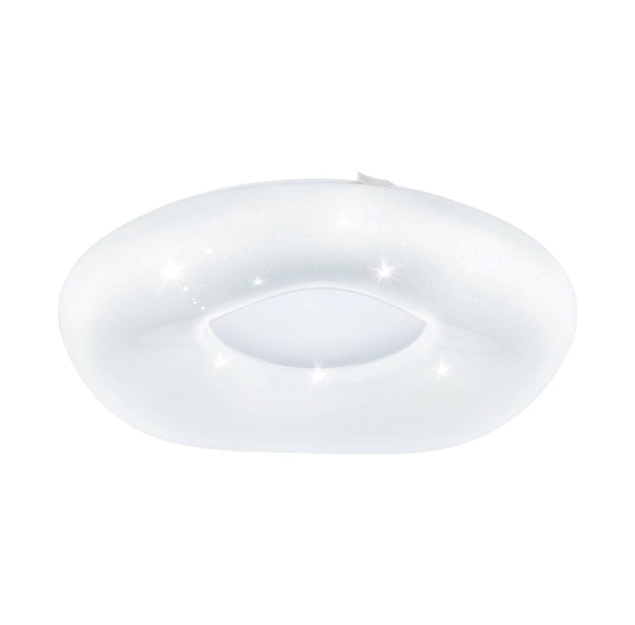 Lamper - EGLO ZAMODILO TAKLAMPE Ø400 16.5W 1850LM 3000-6500K DIMMPB. KRYSTALL/HVIT - 99341