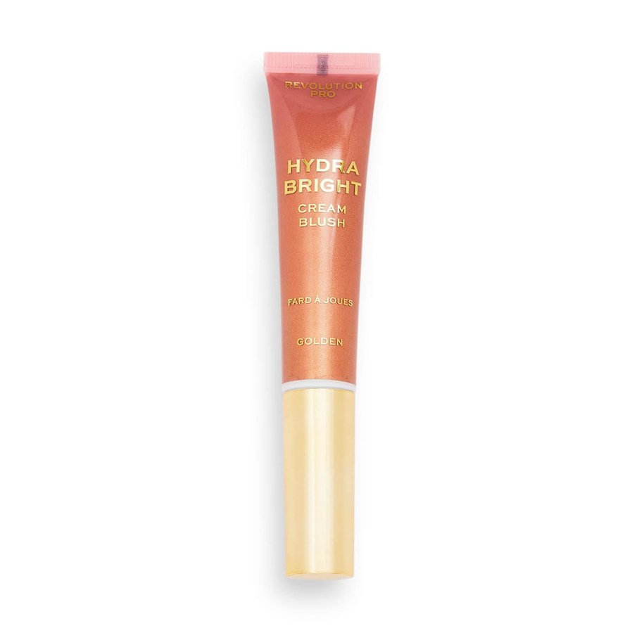 Sminke - Revolution Pro Hydra Bright Vegan Cream Blush 12 ml.- Golden - 5057566563505