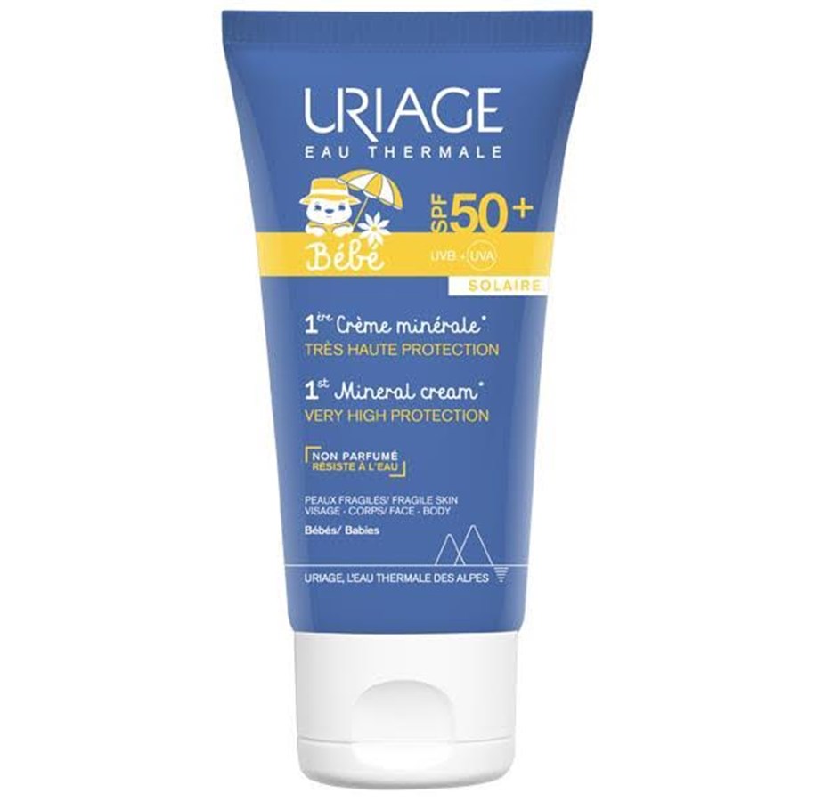 Kroppspleie - Uriage SPF 50+ Baby 1st Mineral Cream 50 ml - 3661434005725