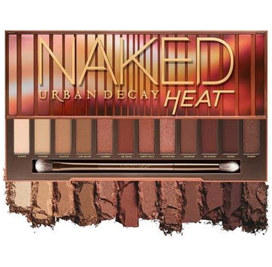 Sminke - Urban Decay Naked Heat Eyeshadow Palette 15.6 g.- 12 Shades - 3605971553936