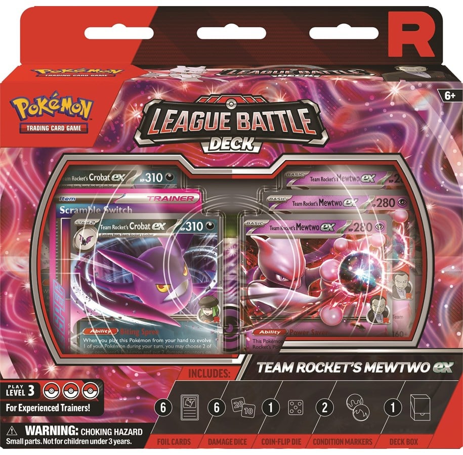 Pokemon - Pokemon TCG League Battle Deck Team Rocket's Mewtwo ex - POK10122-101