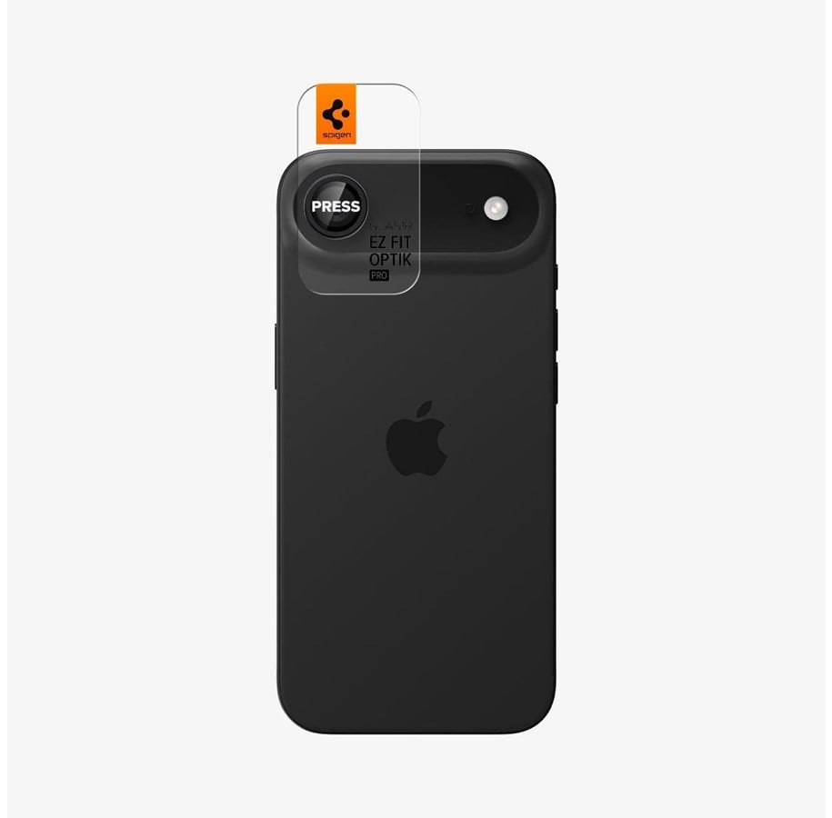 Mobil - Beskyttelsesglass - Spigen Glass tR EZ Fit Optik Pro 2 Pack - black - iPhone Air - AGL09863