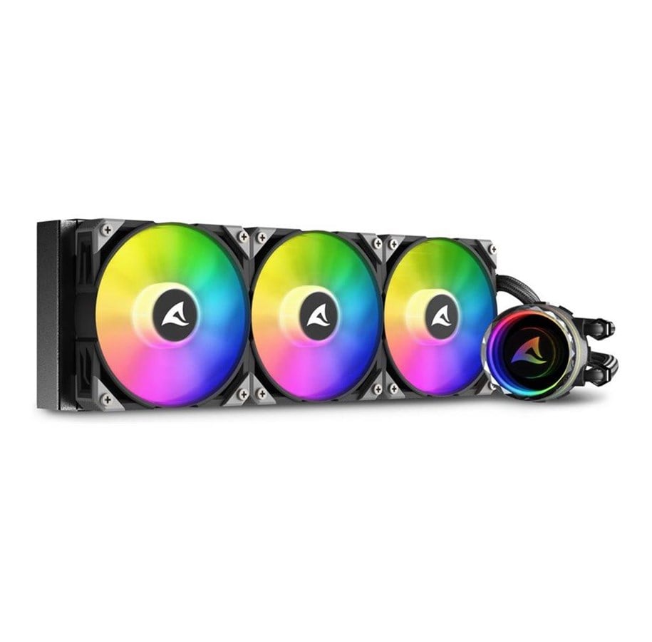 Prosessor-kjøler - Sharkoon S90 RGB - processor liquid cooling system - all-in-one - CPU Vannkjøling - 4044951038015
