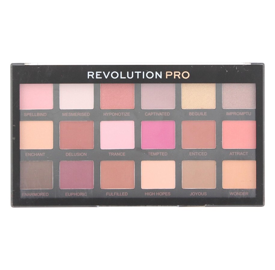 Sminke - Revolution Pro Eye Shadow Palette 18 farver. 14.5g. - 5057566053501