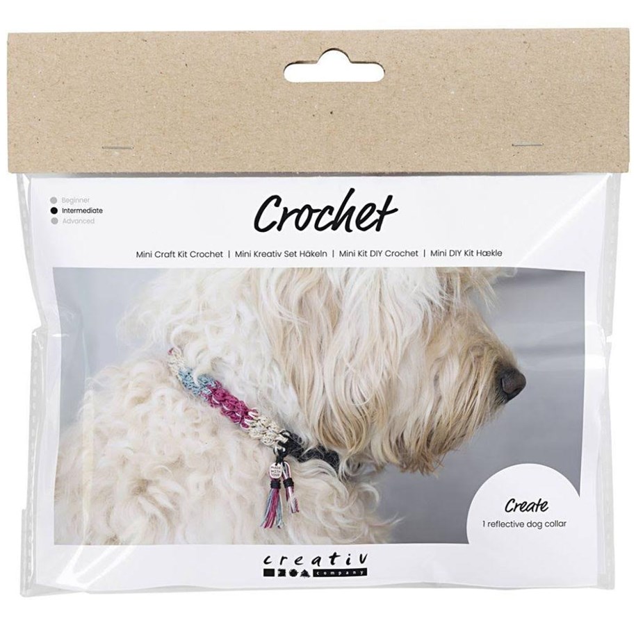 Arts & Crafts - Tilbehør - Creativ Company - Mini Hobby Set Crochet Dog Collar - 977673